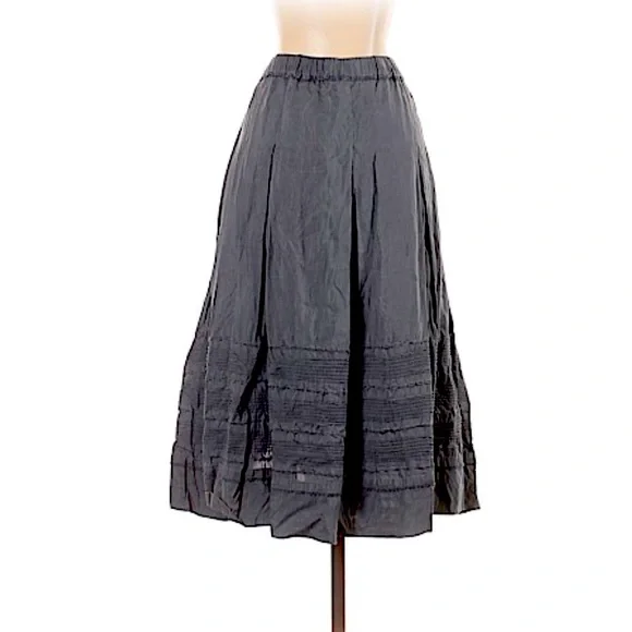 dkny silk skirt